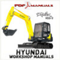 Thumbnail Hyundai Robex R55-3 Crawler Excavator Full Workshop / Service Manual R55 3