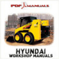 Thumbnail Hyundai Industrial HSL810 Skid Steer Loader Service / Workshop Manual. HSL 810